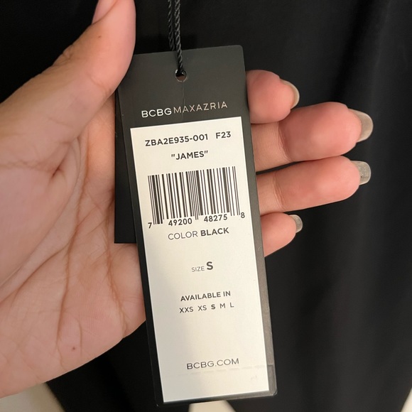 BCBGMaxazria James Cropped relaxed trouser pants small - Picture 3 of 5